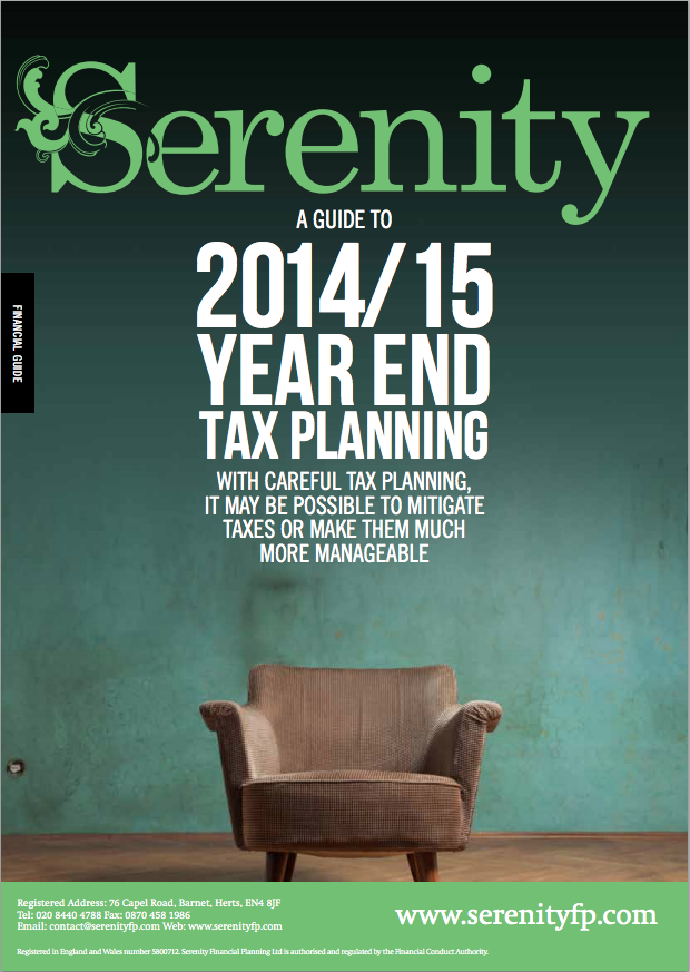 Guide To Tax Planning Serenity Financial